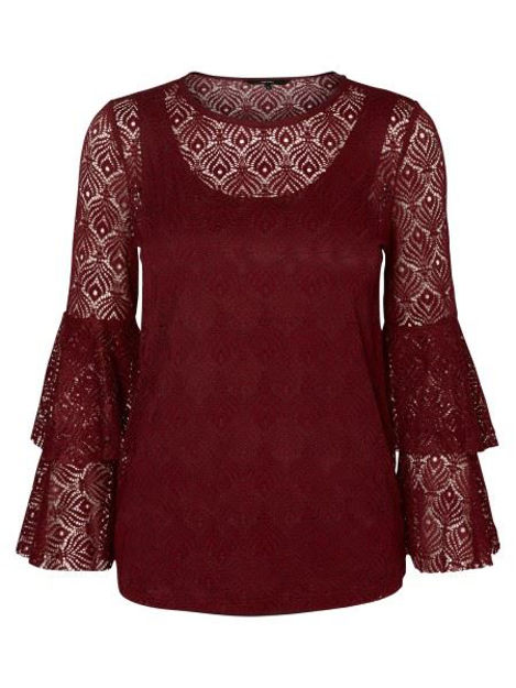 VMmajse ls lace top Topfashion