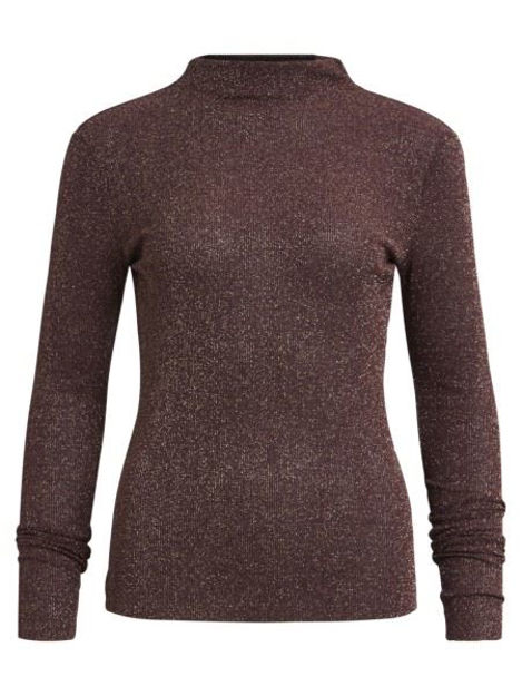 VILeja l/s high neck t-shirt topfashion