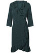 VMhenna dot 3/4 wrap dress Topfashion