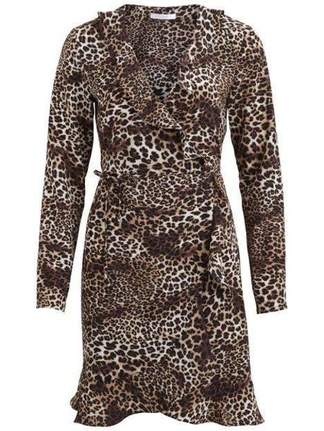 vila animal print dress