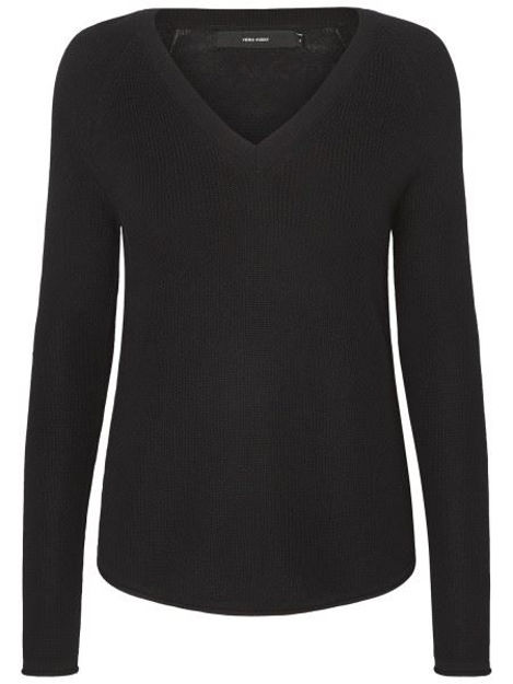 VMlex sun l/s v-neck blouse Topfashion