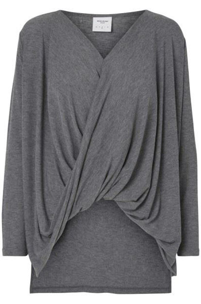 VMHonie ls wrap top dnm topfashion