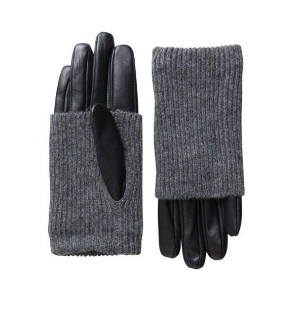 PCPatty leather gloves topfashion