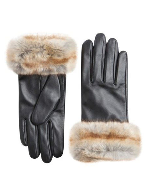 PCJENNA LEATHER GLOVE topfashion