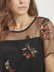 VIperno s/s embroidery top