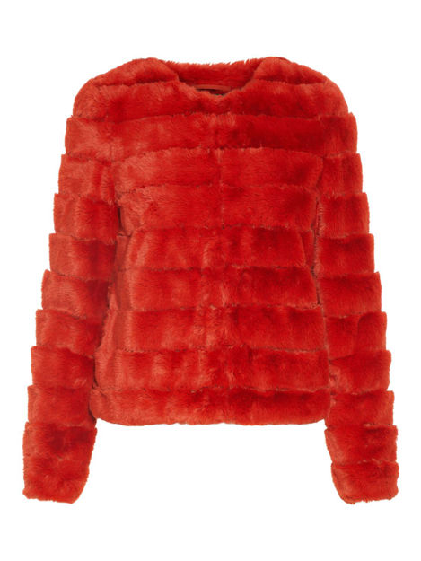 VMAVENUE FAUX FUR SHORT JACKET BOOS