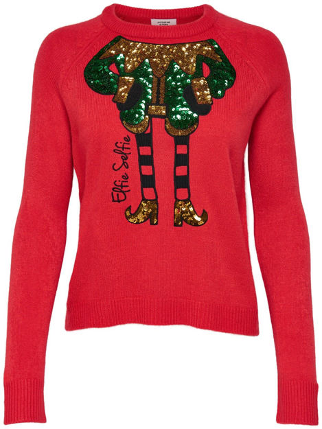 JDYELFIE L/S CROPPED PULLOVER KNT