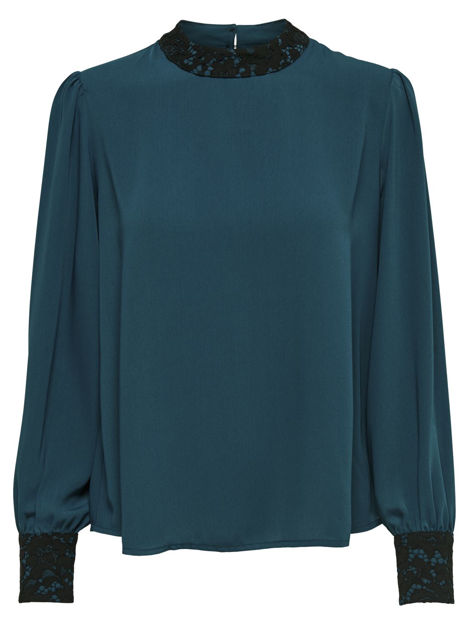 JDYGUSTAV L/S HIGHNECK BLOUSE WVN