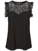 VMALBERTA SWEETHEART LACE S/L TOP NOOS