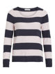 VIKATAY KNIT NEW STRIPE L/S TOP/TB