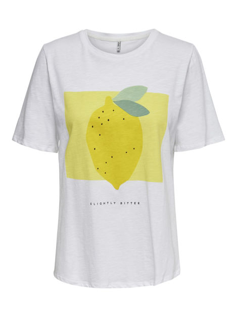 ONLLIVA BOXY S/S FRUIT TOP