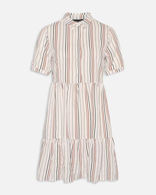 Cream/Stripes kjole