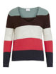 VIkatay knit-v-neck stripe.