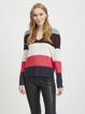 VIkatay knit-v-neck stripe.