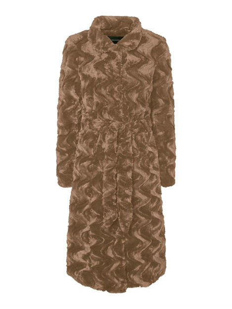 VMCURL LONG FAUX FUR JACKET