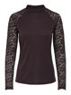 JDYKIM TREATS L/S HIGHNECK LACE TOP JRS