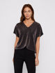 VMDENISE SS V-NECK TOP JRS BOO