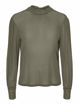 PCJETTE LS GLITTER T-NECK TOP CAMP