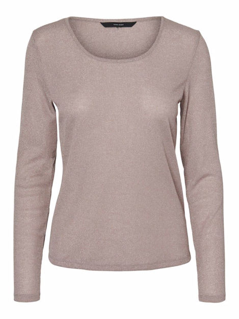 vmisla L/S o-neck lurex blouse.