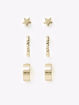 PCJILL 3-PACK EARRINGS