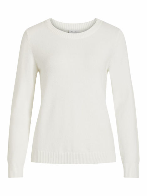 VIRIL L/S O-NECK KNIT TOP-NOOS