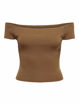 JDYNICOLE S/S OFFSHOULDER TOP KNT