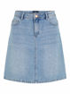 pclou hw denim skirt.