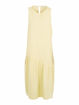 PCALINEN SL MIDI DRESS BC