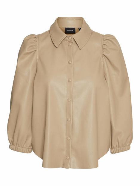 VMBUTTERLOLA 2/4 SLEEVE COATED SHIRT