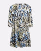 Wrap dress m. print