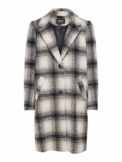 ONLVERONICA CHECK COAT OTW