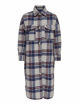 ONLLOU-LOU L/S CHECK LONG SHACKET PNT