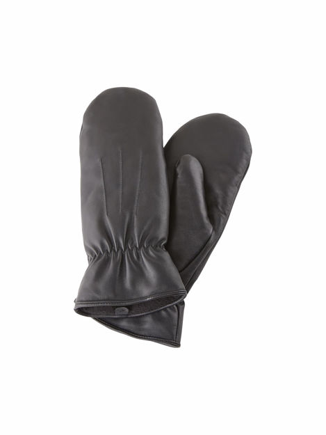 PCNELLIE LEATHER MITTENS NOOS