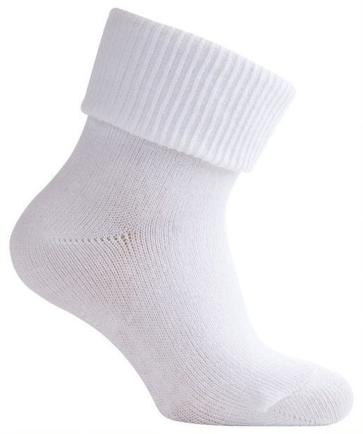 Cotton socks w anti slip.