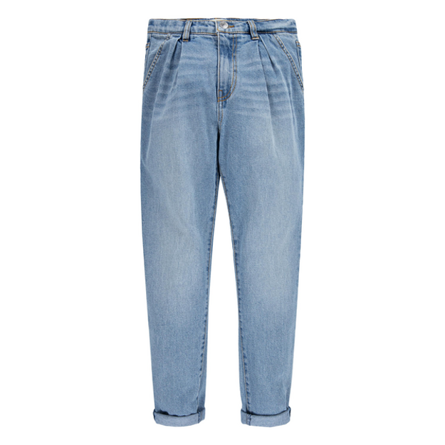 LVG PLEATED HIGH LOOSE JEANS