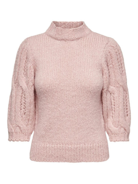 ONLSUSSIE WOOL 3/4 HIGHNECK PULLOVER KNT