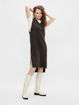 PCELIN SL V-NECK LONG KNIT DRESS