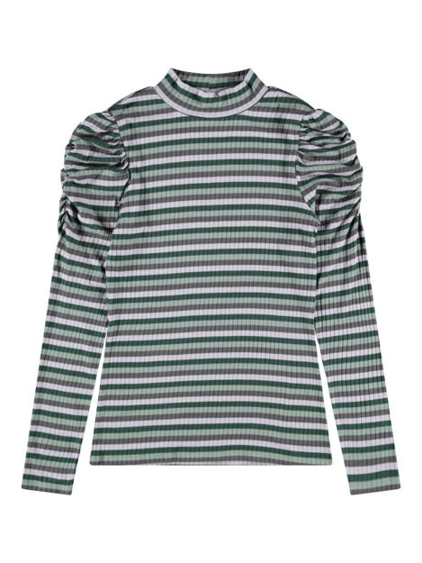 NLFRANNAH LS TURTLENECK PUFF TOP