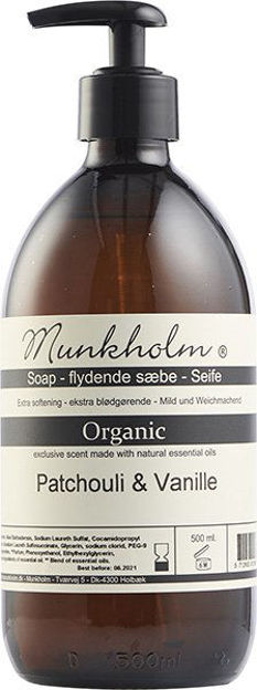 Org sæbe 500ml Patchouli & Vanille