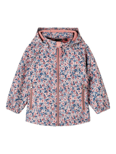 NMFALFA SOFTSHELL JACKET SMALL FLOWER