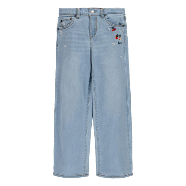 DENIM PANTS CROPPED WIDE LEG