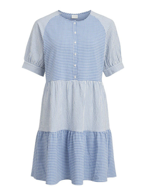 VINILIA O-NECK 2/4 SHORT DRESS