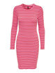 ONLLINE L/S STRIPE LONG DRESS