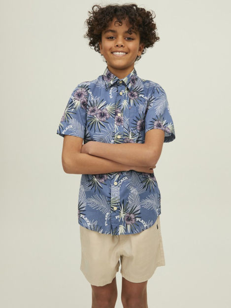 JORALOHA FLORAL SHIRT SS JNR