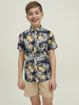 JORALOHA FLORAL SHIRT SS JNR