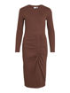 Viribena l/S split midi dress.