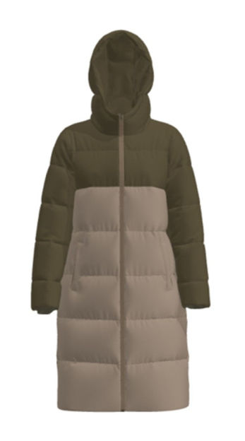 PCBEE BLOCKED LONG PUFFER