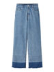 NLFBIGLETIZZA DNM HW WIDE PANT