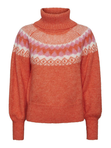 PCMAVA LS ROLLNECK KNIT BC