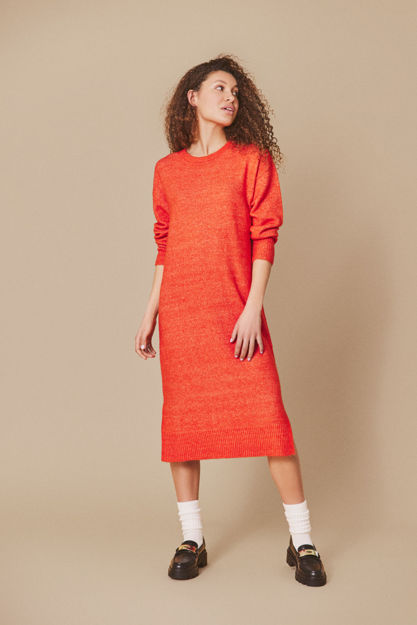 VIMATHILDA MIDI L/S KNIT DRESS